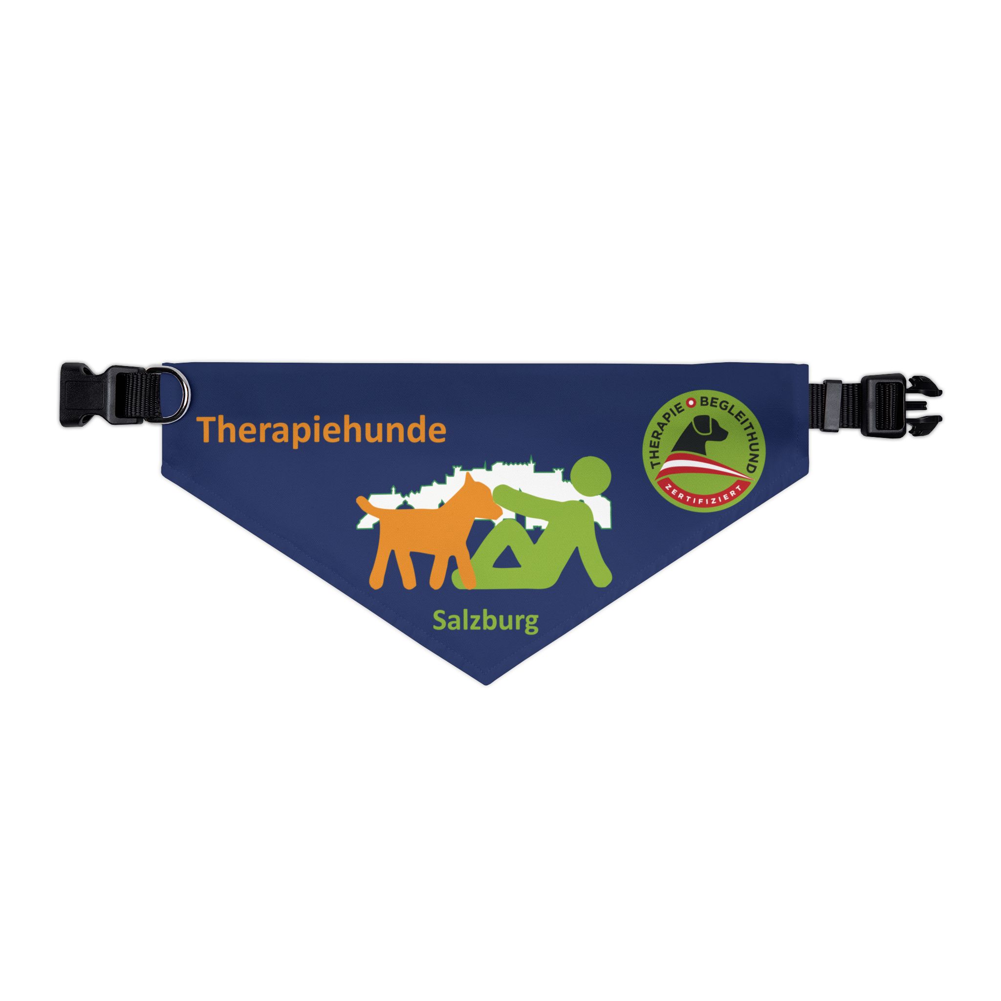 Therapiehunde Salzburg Bandana Navy Blue – Bild 9